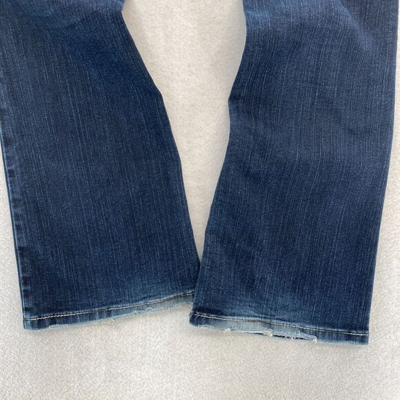 Silver Jeans Suki Surplus Women's 28x30 Bootcut Dark Blue Stretch Denim Grunge - Picture 16 of 16